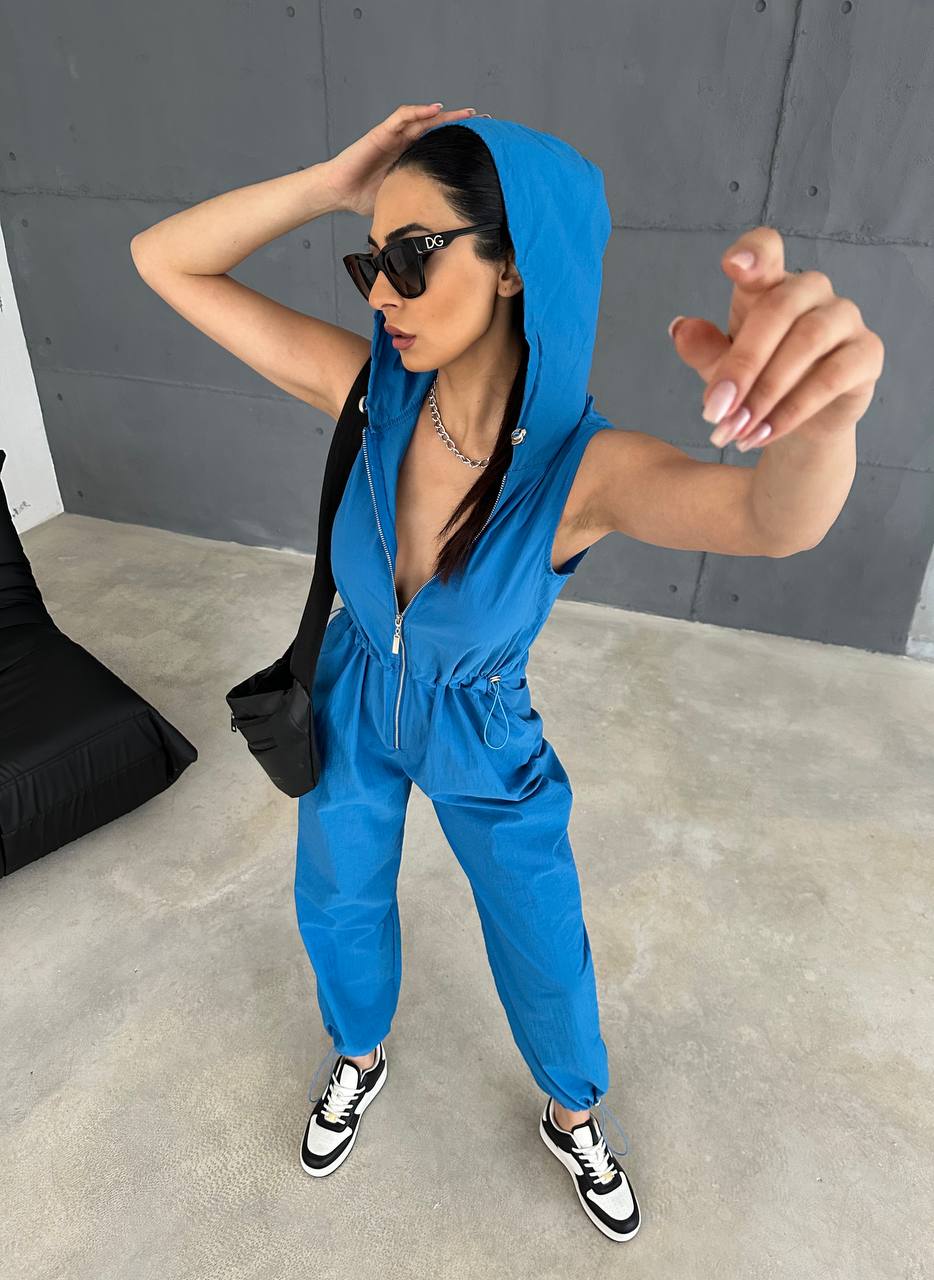 Aria Hoody Cargo Jumpsuit