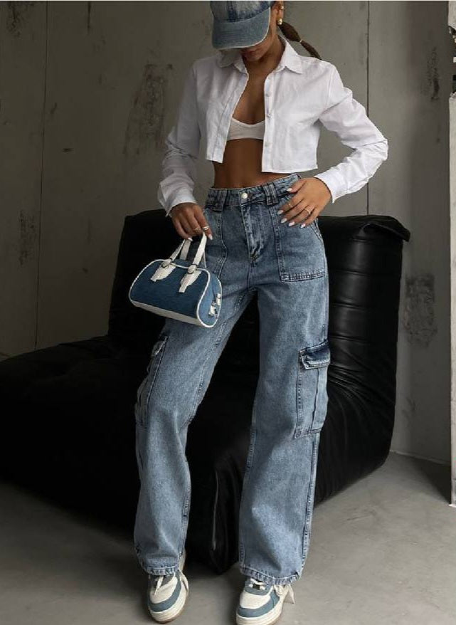 Cameron Cargo Denim Pant