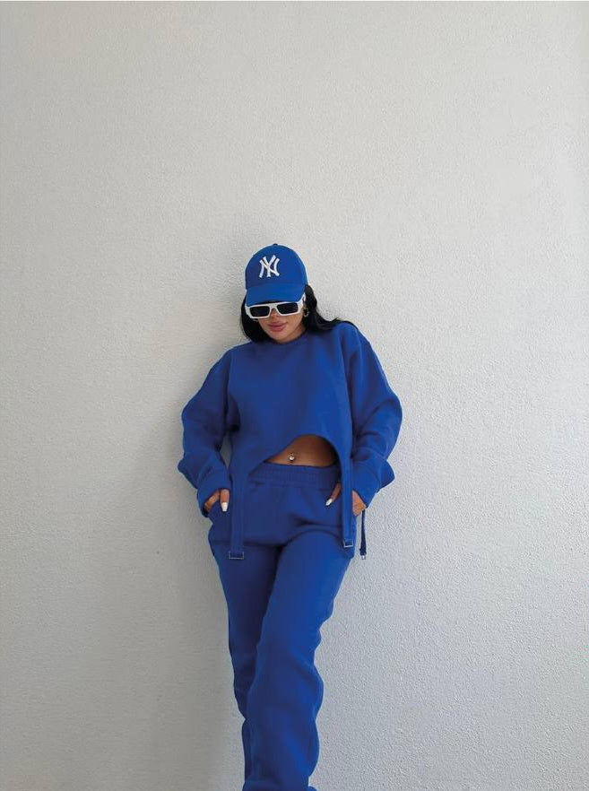 Clara Crop Sweat Set