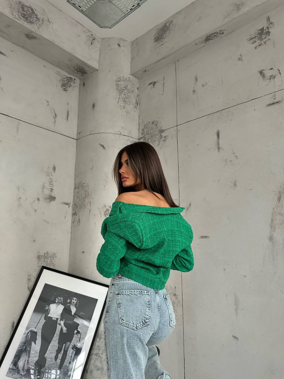 Senna Tweed Crop Jacket