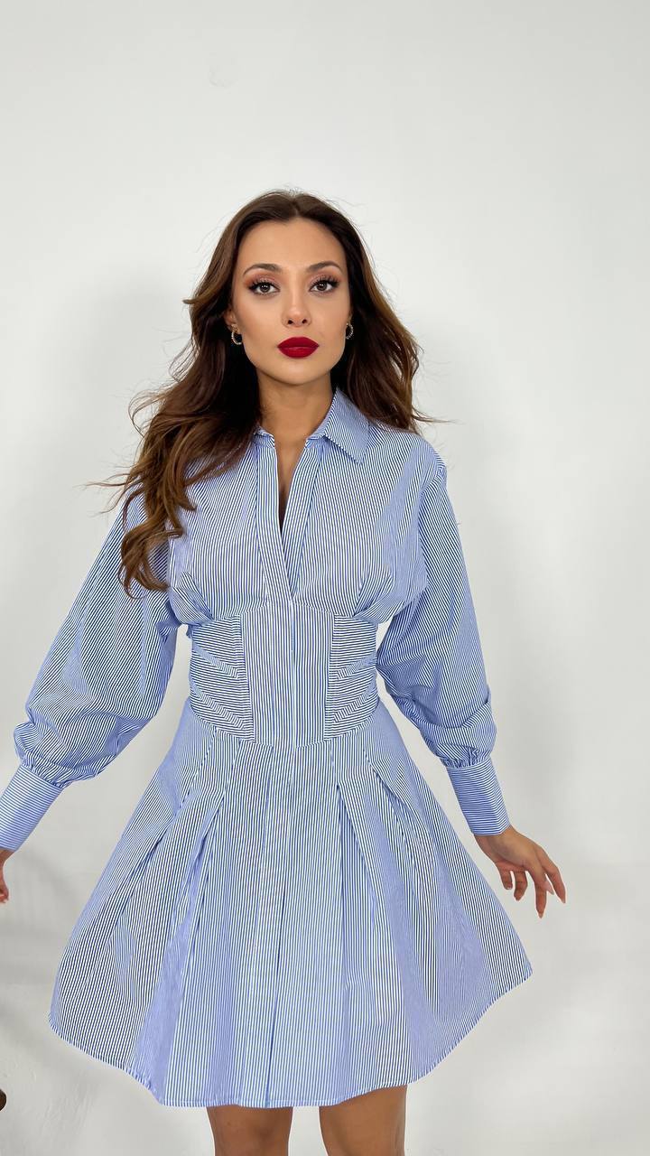 Darcy Open Back Shirt Dress