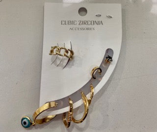 Pack Earring With Ear Cuff