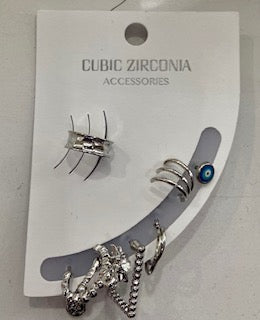Pack Earring With Ear Cuff