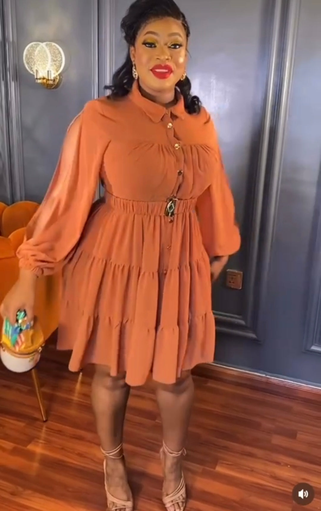 Tanya Split Sleeve Dress