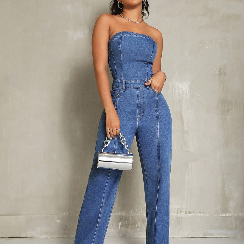 Sue Tube Denim Jumper