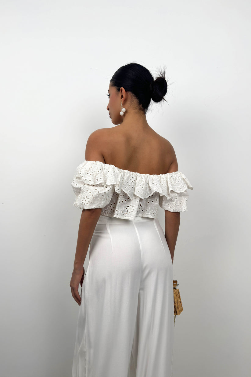 Pixie Eyelet Top