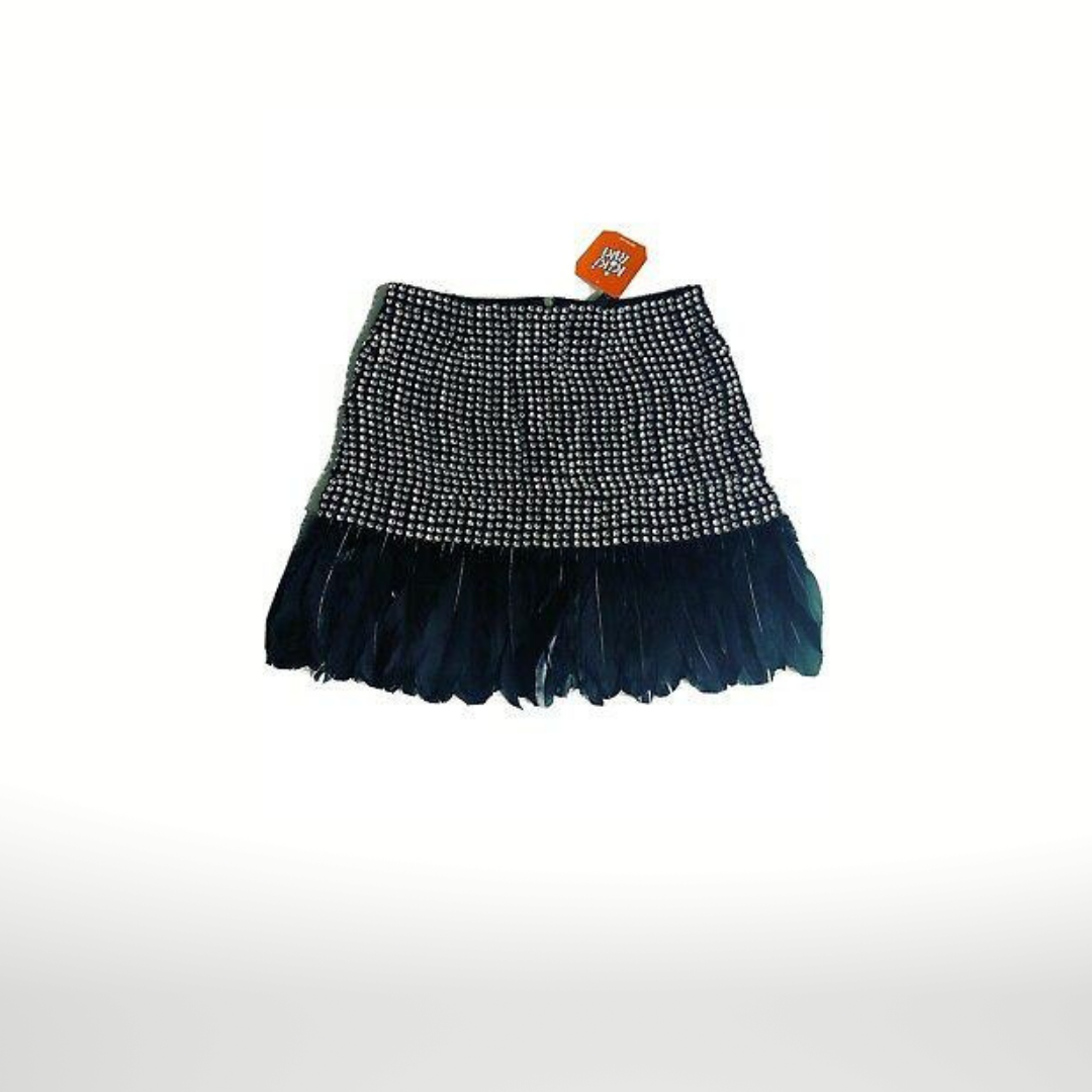 Zara Stone Feather Skirt - Shop Ambushh
