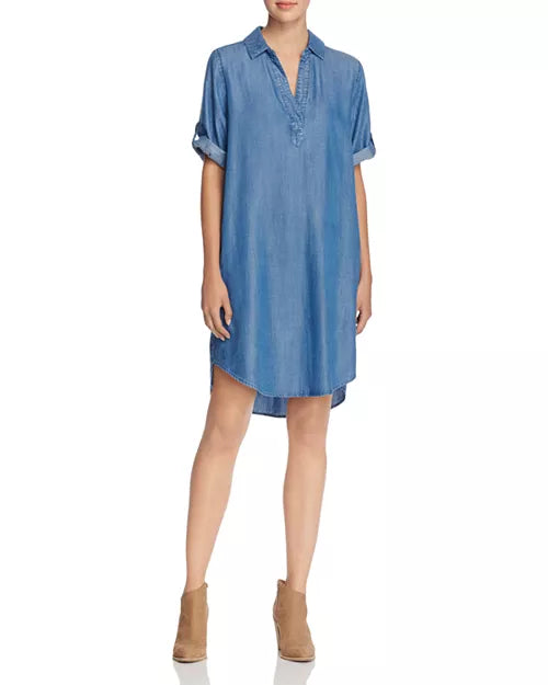 Iris Shift Shirt Dress