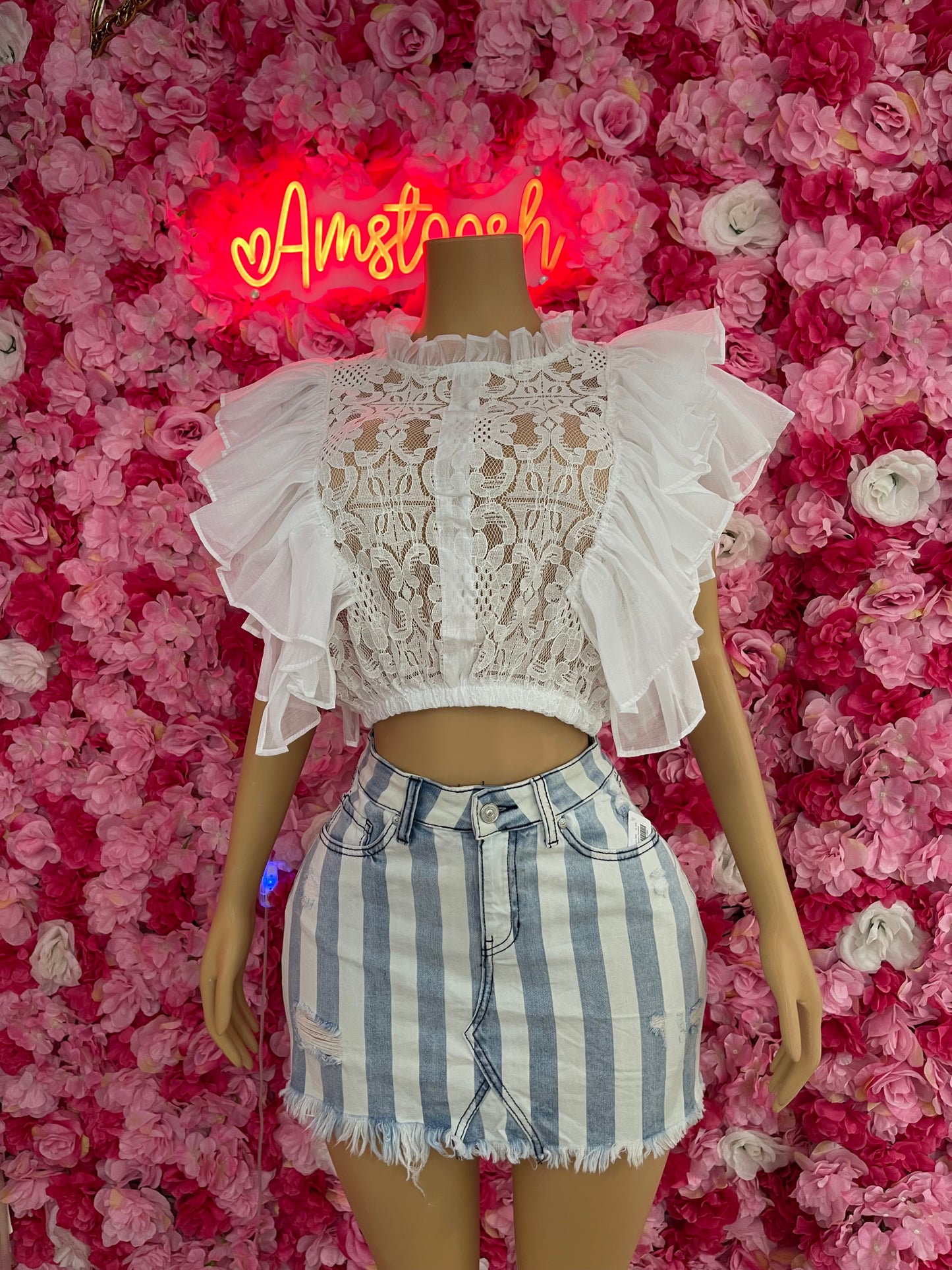 Lyla Lace Crop Top