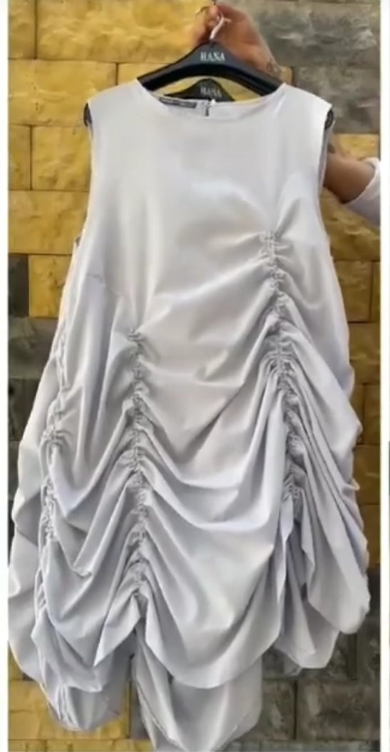 Asia  Ruched Shift Dress